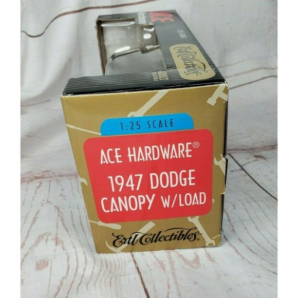 ERTL Collectibles 1:25 Scale Ace Hardware 1947 Dodge Canopy W/Load Vintage Truck - Picture 7 of 8
